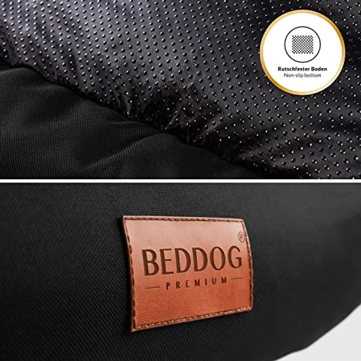 BedDog Hundebett Mittelgroße Hunde - Hundekissen L - Hundekorb - Hundekörbchen - Hundesofa - Hundebetten für Mittelgroße Hunde - Dog Bed - Hunde Bett - Körbchen Hund Alicante-Gewebe – Bild 5