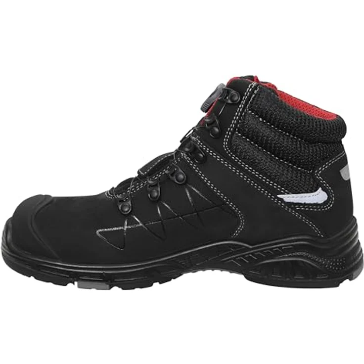 Jori 16771 Jori Max Boa Mid S3, Sicherheitsstiefel aus Nubukleder mit BOA® Fit System, schwarz – Bild 3
