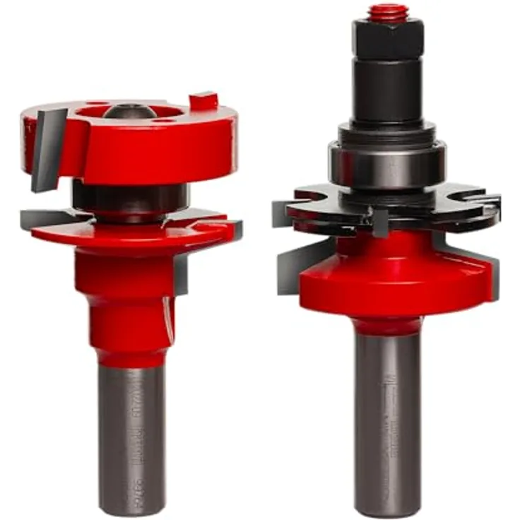 Freud 99-001 1/2 to 1-1/4-Zoll Tür Lip Router Bit mit 1/2 Zoll Schaft, 99-764
