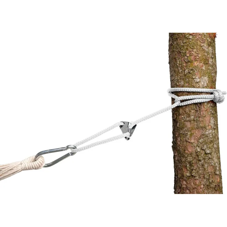 Amazonas Aufhängung Smartrope white, verstellbares Seil mit Karabinerhaken für Hängematte und Hängesessel