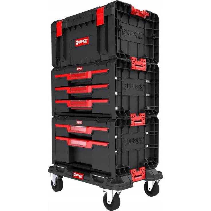 Patrol Qbrick System Pro Werkzeugkoffer, kompakt, schwarz, individuelle Innenausstattung, 4 kg