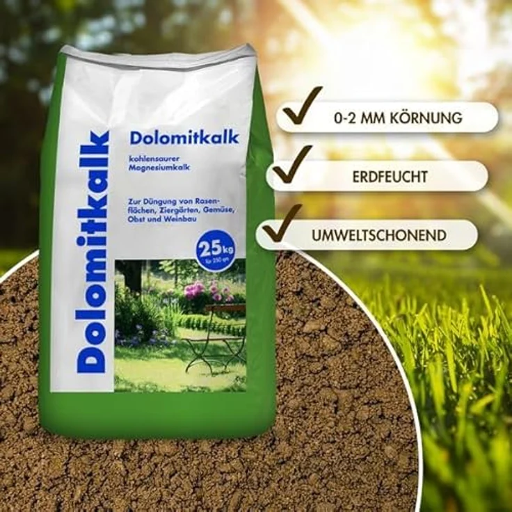Hamann Mercatus Dolomitkalk Rasenkalk 50 kg – Bild 3