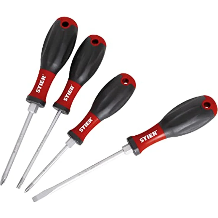 STIER Schraubendreher-Satz Big Pack 13-teilig mit SilverTip-Spitze, 3K-Kraft-Griff und Schlitz-, Phillips-, Pozidriv- und Torx-Schraubendrehern – Bild 5