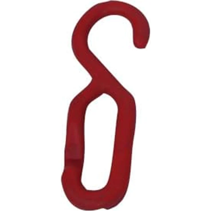 Unbekannt Hakenglied rot Kunststoff, 6 mm Stärke, wahlweise in 4 Farben erhältlich