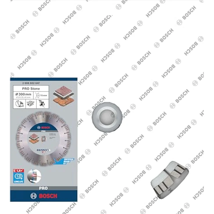 Bosch Professional Diamanttrennscheibe Best für Stone, 300 x 20,00 und 25,40 x 2,8 x 15 mm, 2608602647 – Bild 2