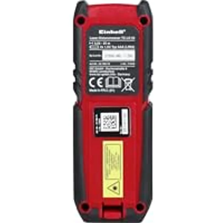 Einhell Laser-Distanzmesser TC-LD 25 (bis 25 m, Messreferenz Vorder- o. Hinterkante, Dauermessung, Abschaltautomatik, Safety-Funktion, inkl. Tasche) – Bild 4