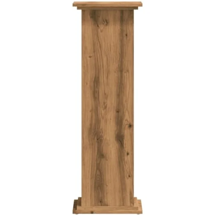 vidaXL Blumenständer Artisan-Eiche, 33x33x100 cm, robuster Holzwerkstoff, zeitloses Design, max. Belastbarkeit 60 kg – Bild 6