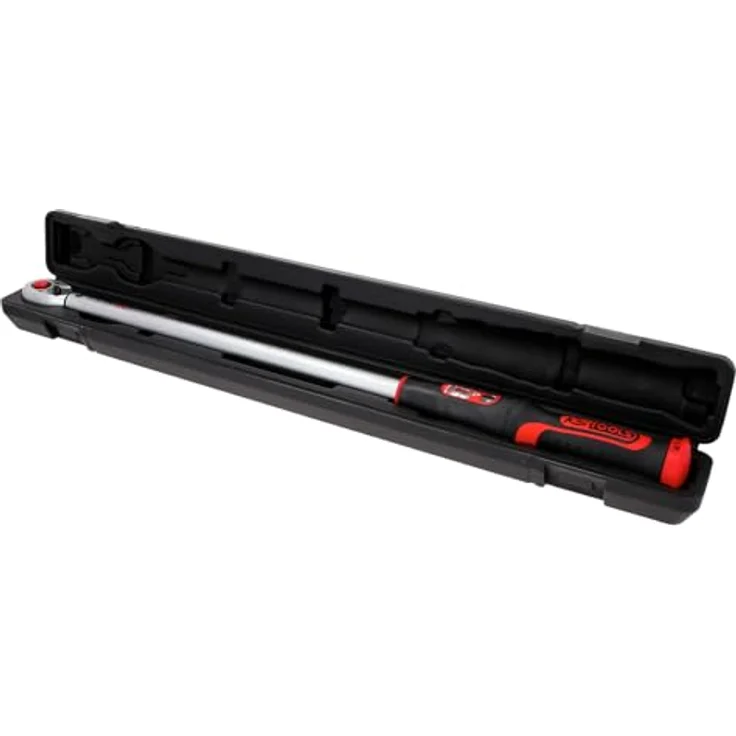 KS Tools INFINITOOL, 1/2" Ratschen-Drehmomentschlüssel, 80-420 Nm, doppelte Skala, ergonomischer 2-Komponentengriff, präzise Auslösegenauigkeit – Bild 1