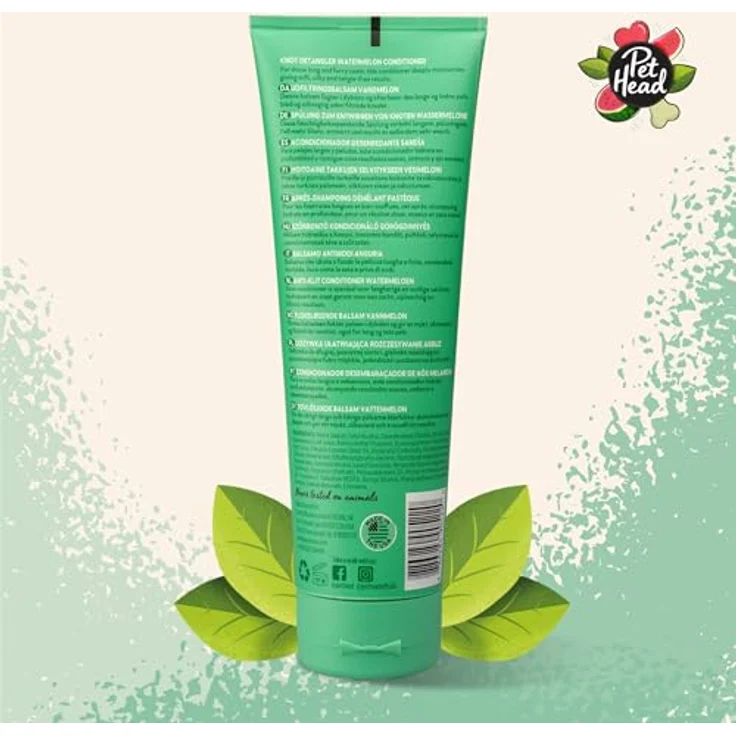 Pet Head Furtastic Conditioner für Hunde, 250 ml, mit Wassermelonenduft und pflegenden Inhaltsstoffen – Bild 2