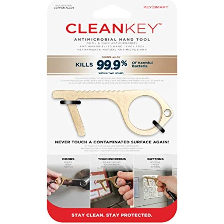 KEY SMART Schluesselanhaenger KS904-BRS CleanKey Messing 1St. – Bild 2