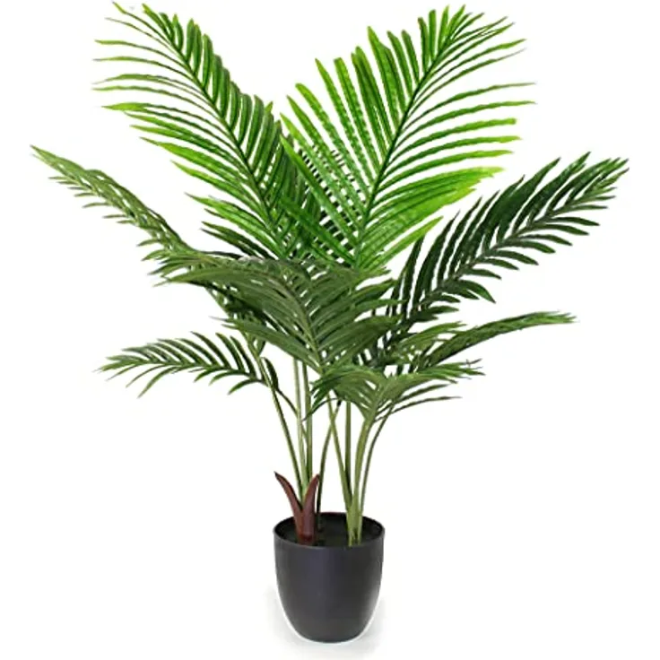 Arnusa Künstliche Palme 90cm KP111 Kunstpflanze Kunstpalme Zimmerpflanze Topfpflanze Dekopalme