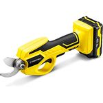 TROTEC Akku-Gartenschere PGSS 15-20V | Hartholz bis zu 15 mm, Weichholz bis zu 28 mm | Einschaltschutz, Fingerschutz, Klingenschutz