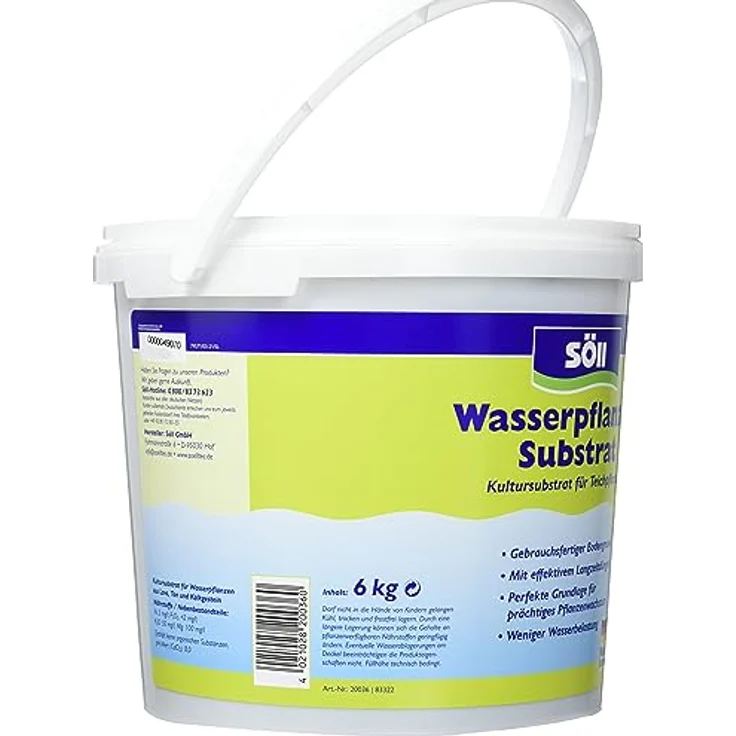 Söll Teichreiniger Wasserpflanzensubstrat 6 kg – Bild 5