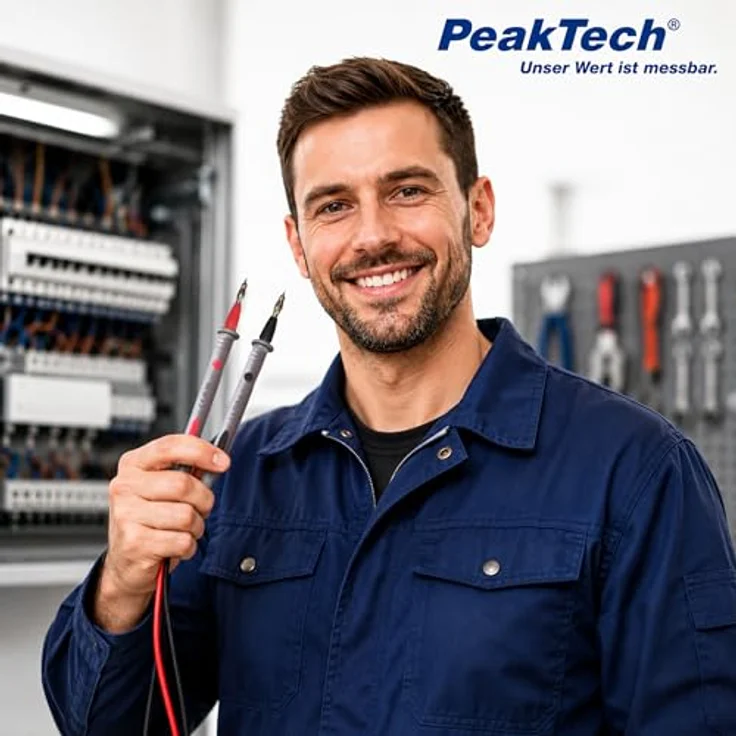 PeakTech Multimeter PeakTech TKS-4: 4mm Sicherheitsprüfleitungen mit Federkontakt, (1 St) – Bild 7
