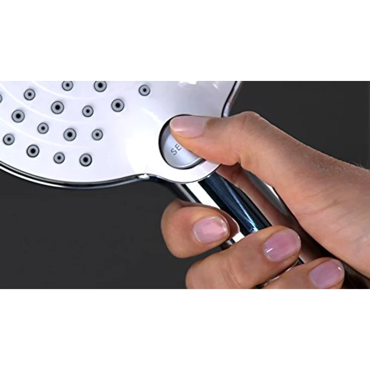 hansgrohe Raindance Select S 120 Duschkopf, 3 Strahlarten, Weiß/Chrom – Bild 5