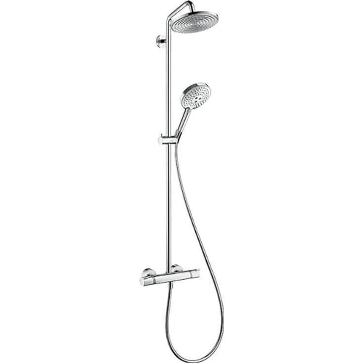 hansgrohe Duschsystem Raindance S Showerpipe 240 1jet mit Thermostat, Chrom - Höhe 121.2 cm – Bild 2
