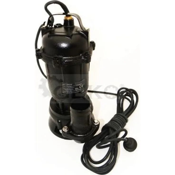 Geko G81402 Wad 10-8-0.55, Wasserpumpe mit Schalter, 550 W, 17.000 l/h, mehrfarbig