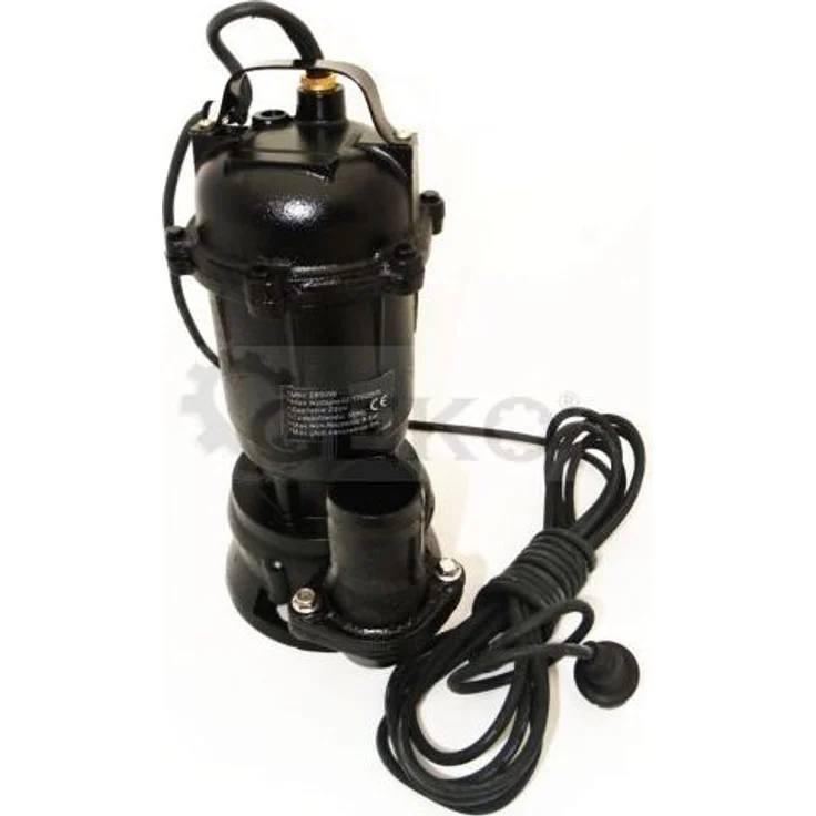 Geko G81402 Wad 10-8-0.55, Wasserpumpe mit Schalter, 550 W, 17.000 l/h, mehrfarbig