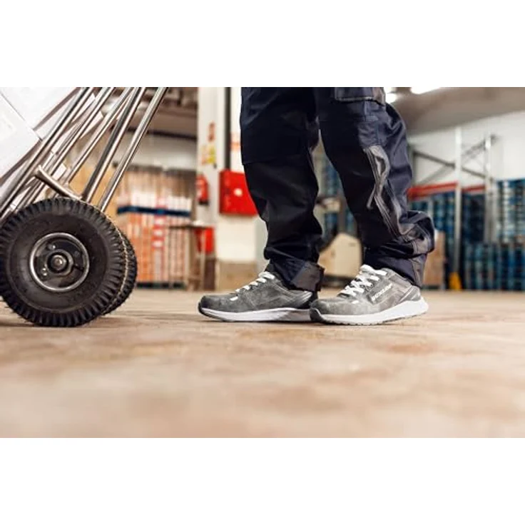 Dunlop_Workwear 201061 Dunlop Storm S3 Sicherheitsschuh, mit Fiberglas-Zehenschutzkappe und durchtritthemmender Textilzwischensohle, schwarz – Bild 3