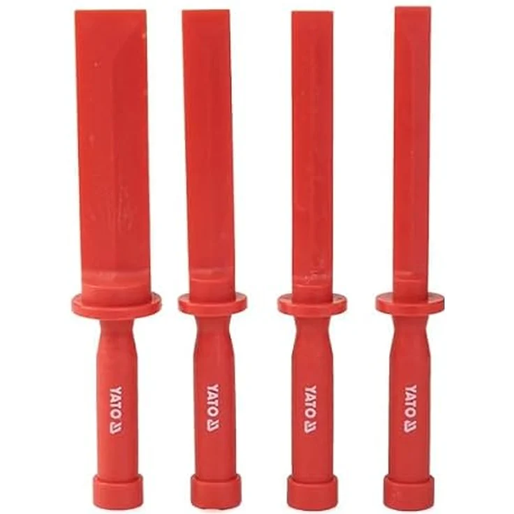 Yato yt-0847 Kit Schaber aus nylonverstärktem Kunststoff, 4 Stück in Orange, Breite 19-37 mm – Bild 4