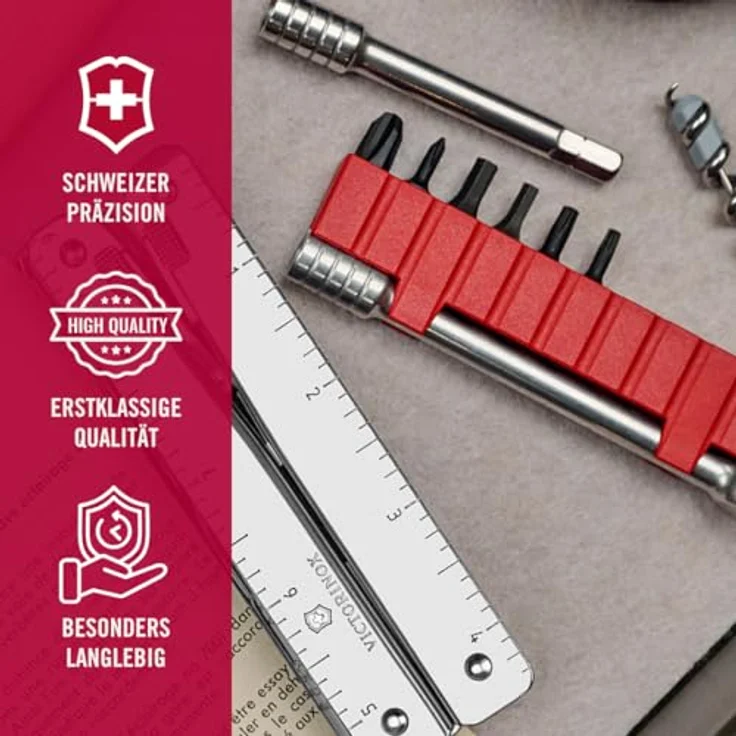 Victorinox Multifunktionswerkzeug SwissTool X Plus Ratchet (38 Funktionen, Etui, Ratsche) silber – Bild 9