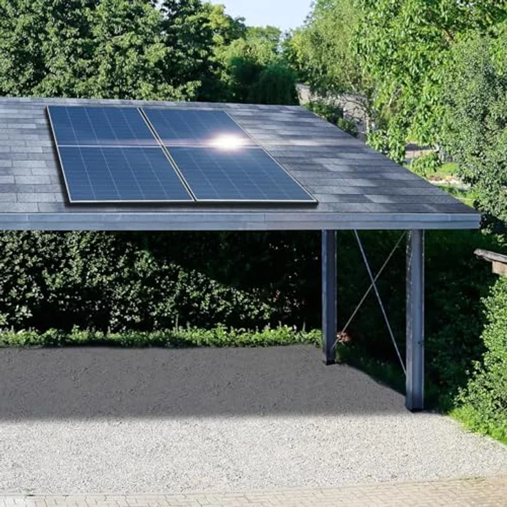 SUNNIVA® 2000W Balkonkraftwerk BIFAZIAL FULLBLACK, 800W Mikro-Wechselrichter, Bluetooth und WIFI, komplett steckerfertig – Bild 5