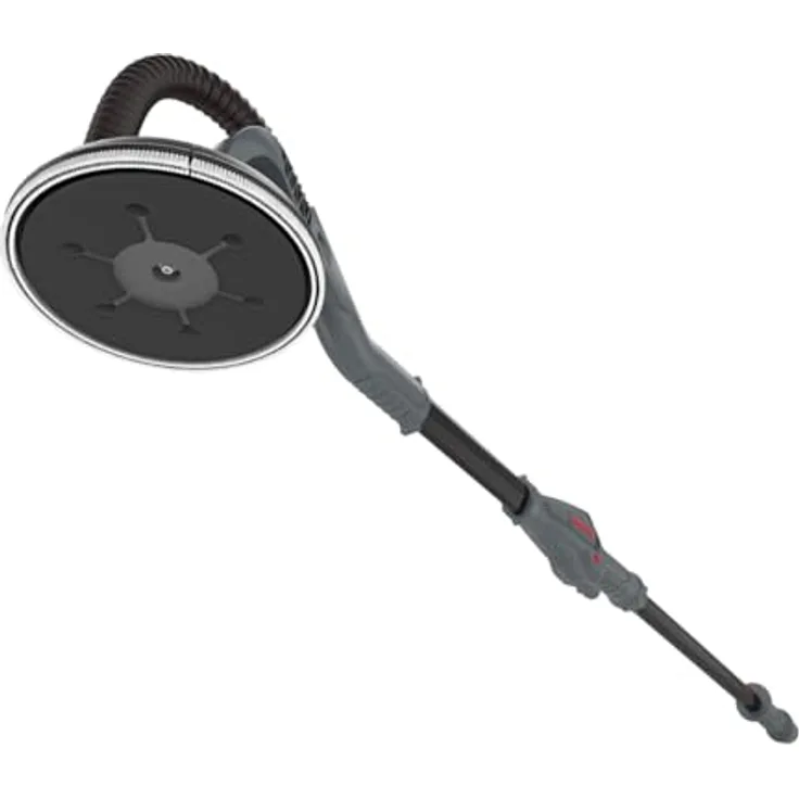 MENZER LHS 225 PRO VARIO, Trockenbauschleifer mit Teleskoptechnik, 1.010 W, max. 2.100 U/min, inkl. Schleifscheiben-Set, für staubfreies Schleifen
