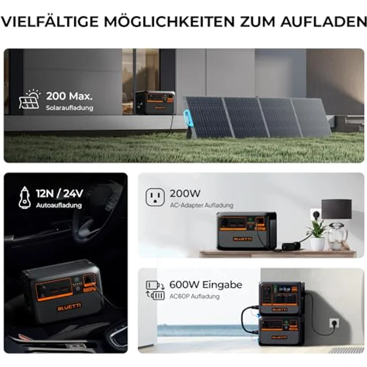 BLUETTI B80P Erweiterungsbatterie, 806 Wh Outdoor Powerbank mit IP65 Schutz, 9,9 kg – Bild 4