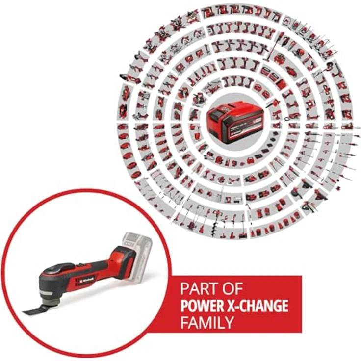 Einhell Akku-Multifunktionswerkzeug TP-MG 18 Li BL - Solo, Vielseitiges Multitool mit PurePOWER Brushless Motor – Bild 2