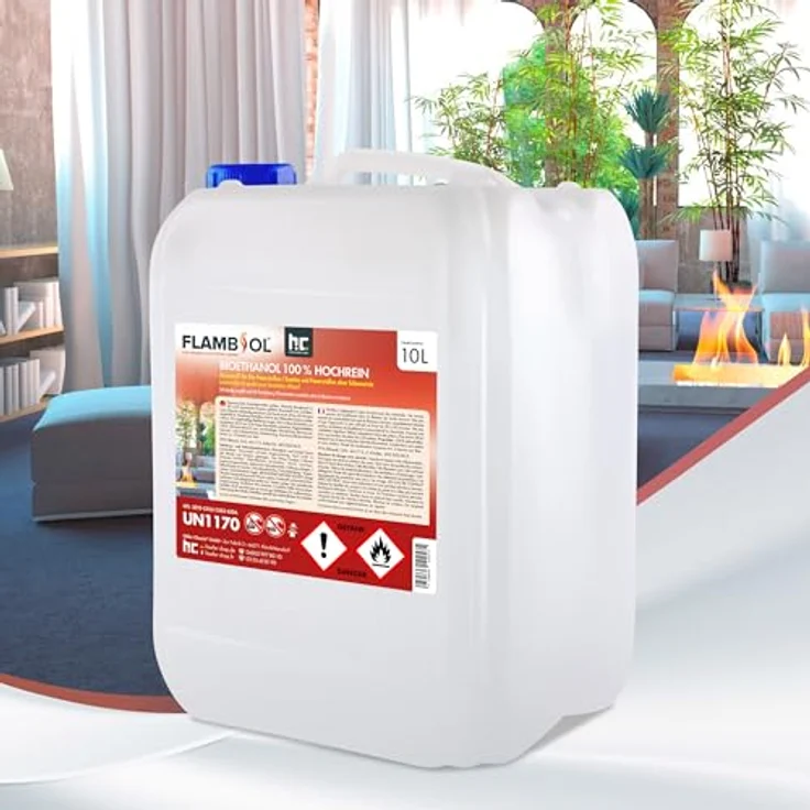 Höfer Chemie GmbH 2 x 10 Liter Bioethanol 100% in 10 L Kanistern – Bild 4