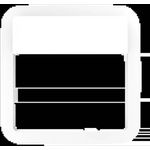 Theben 9070754 Ausgleichsrahmen Weiß, für Busch-Jaeger Reflex SI, inkl. Tasterabdeckung