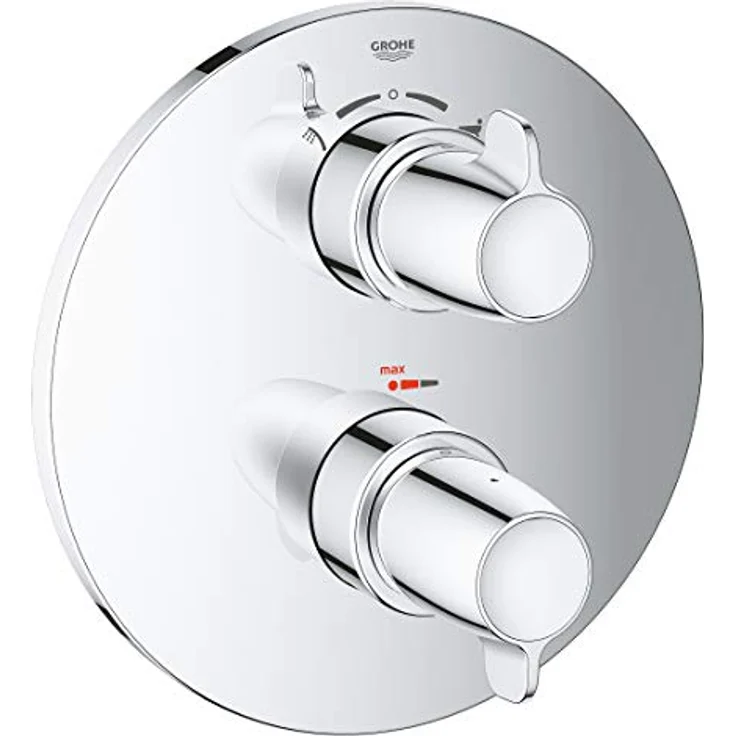 GROHE Grohtherm Special - Thermostat- Wannenbatterie, 2-Wege-Umstellung, Fertigmontageset, verdeckte Befestigung, chrom – Bild 1
