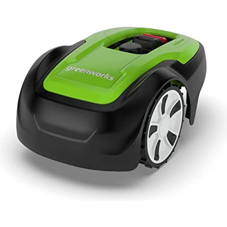 Greenworks Optimow M Rasenmäherroboter für Rasenflächen bis 500 m2 mit 30 % Gefälle, extrem leise, Bluetooth-Appgesteuert, erweiterte Sicherheitsfunktionen, Diebstahlschutz, 3 Jahre Garantie – Bild 1