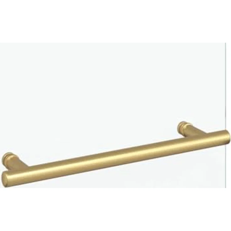 vidaXL Duschabtrennung Transparent und Gold, 95 x 140 cm, faltbar, aus Sicherheitsglas und Aluminium, breitenverstellbar, drehbar – Bild 9