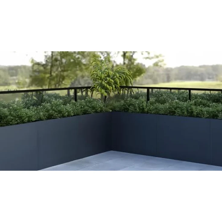 Metzler Hochbeet für den Garten – Stahl in Anthrazit | Witterungsbeständiges Metall-Gartenbeet, Pflanzenbeet, Blumenhochbeet | 150 x 75 x 77 cm – Bild 5