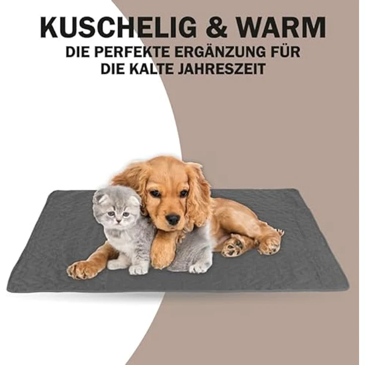 Bestlivings Haustiermatte - weiche warme Haustierdecken ÖKO-TEX 100 perfekt für Katzen bis große Hunde - S-XL - Steppdecke für Sofa/Bett - Schutz – Bild 4