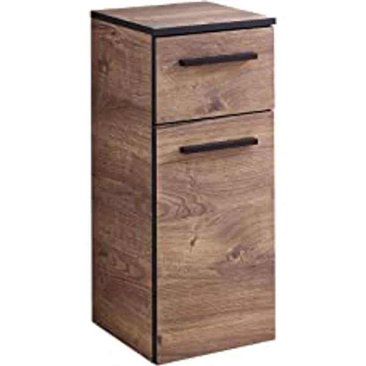 Pelipal Quickset 374 Unterschrank, Holzwerkstoff, Eiche Ribbeck quer NB, 71,7x30x33 cm