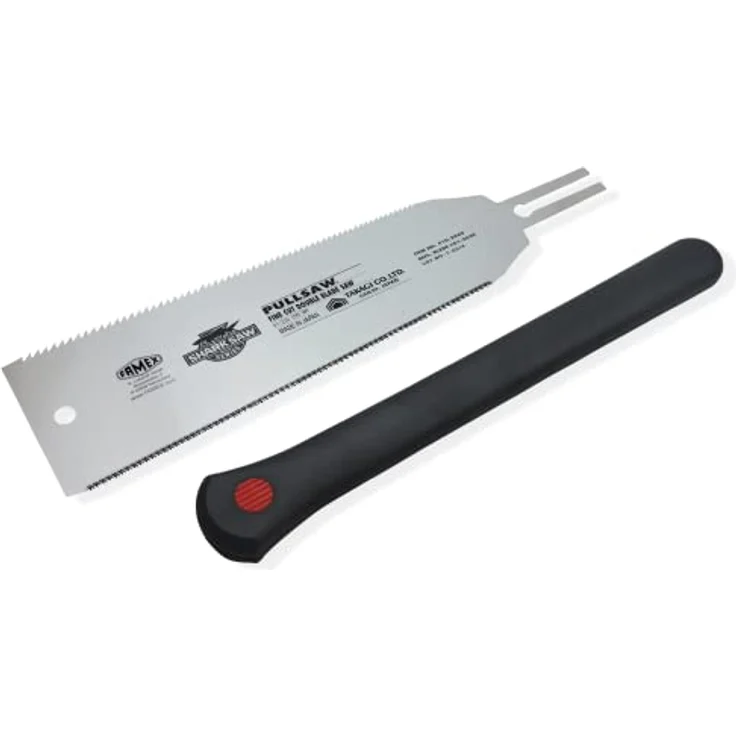 FAMEX Japansäge 5510 Ryoba 240mm, Zugsäge mit Karbonstahl, 9-17 TPI für präzise Schnitte – Bild 3