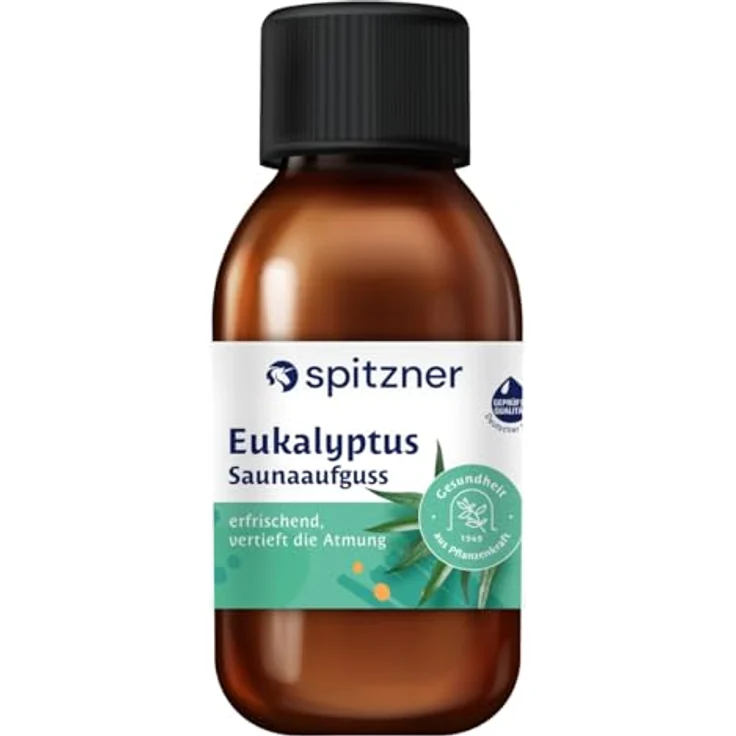 Spitzner Saunaaufguss Eukalyptus, 125 ml Konzentrat für erfrischende und atemvertiefende Saunaerlebnisse – Bild 2