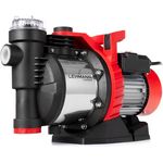 LEHMANN Gartenpumpe, 900 W, 3600 L/H, 4,2 bar, Induktionsmotor, bürstenlos, Thermischer Schutz, IP X4, Wasserfilter, Max. Ansaugtiefe 8 m, Max. Entladehöhe 42 m, Kabellänge 1 m