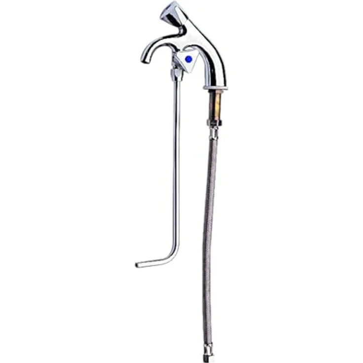 BieTal® Kaltwasser Spülbeckenhahn mit 30 cm Unterspülung, einleitiger Flexschlauch für Gastronomie und Privatgebrauch – Bild 2