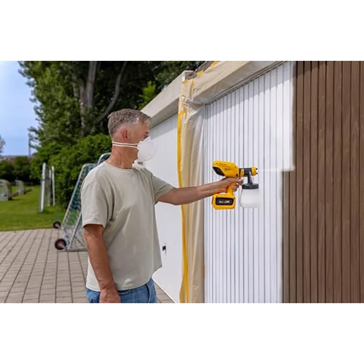 WAGNER Akku-Farbsprühsystem Wood&Metal Sprayer W250, 18 V, 800 ml Behälter, HVLP-Technologie für Lacke und Lasuren, Akku und Ladegerät nicht enthalten – Bild 5
