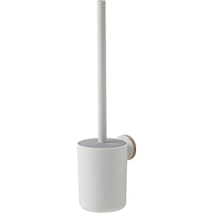 Tiger Urban Toilettenbürste, WC-Bürste mit Halter zur Wandbefestigung, mit austauschbaren Dekor-Ringen zur individuellen Gestaltung, hygienischer Deckel integriert, Farbe: Weiß – Bild 3