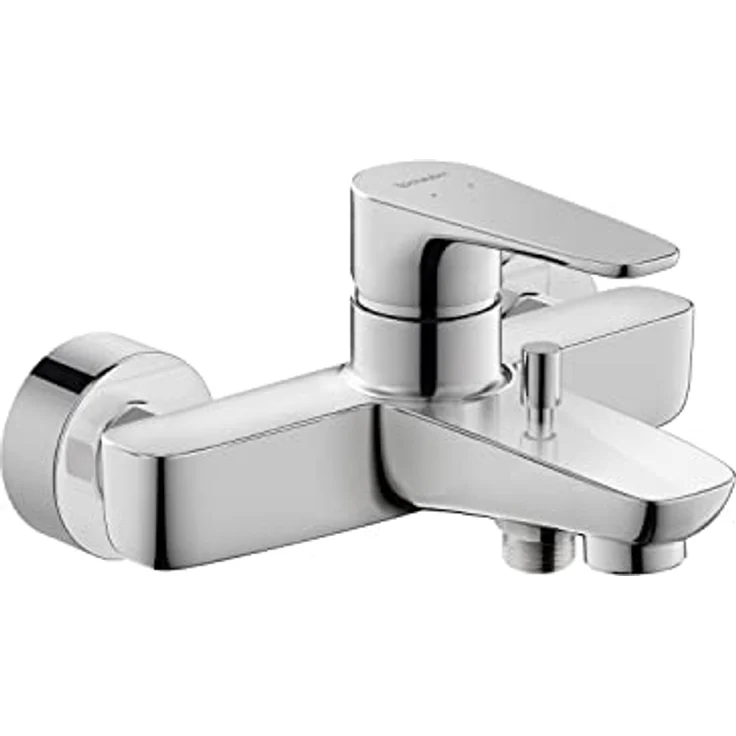 Duravit B.1 Einhebel-Wannenmischer Aufputz - Chrom, schallgedämpfter Strahl, langlebige Chromoberfläche, Rückflussverhinderer – Bild 4