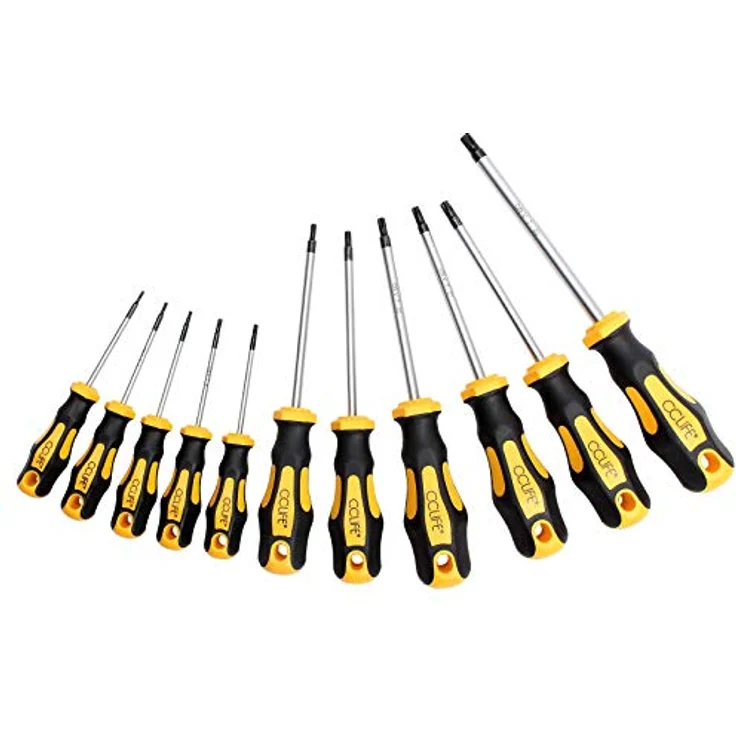 CCLIFE 11tlg TX Schraubendreher Set Torx Magnetische Sternschraubenzieher Satz Schraubenzieher T6-T40 – Bild 4
