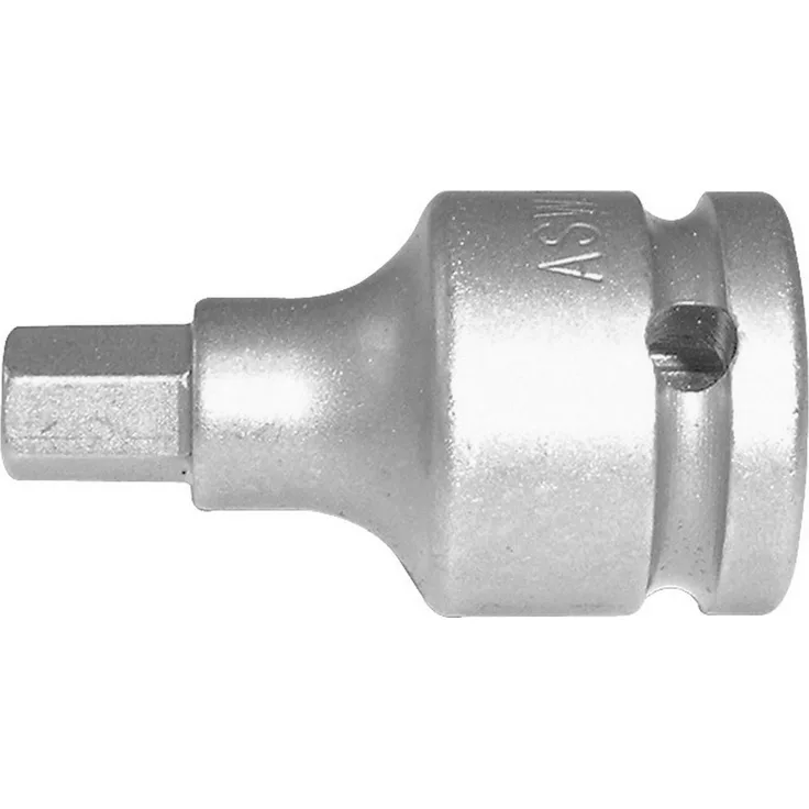 ASW Sechskant-Bit, Kraft-Schraubendreher-Einsatz 1/2", Schlüsselweite 10mm