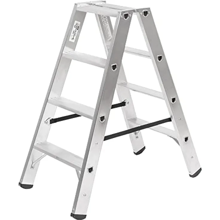STIER Stufen Stehleiter Premium 2x4 Stufen beidseitig begehbar