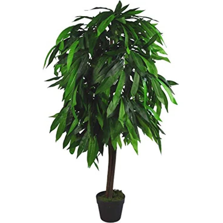 Leaf XL Kunstpflanze Mangobaum, 120 cm hoch