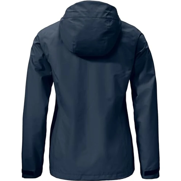 Schöffel Jacket Gmund, Damen Anorak in Schwarz, wasserdicht und winddicht, atmungsaktiv – Bild 3