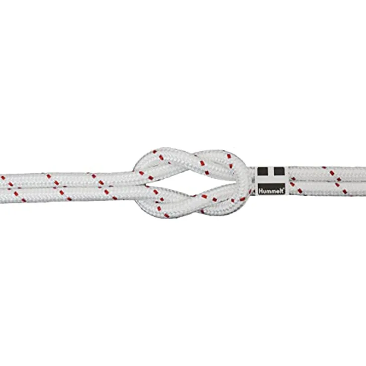 Hummelt Schot Seil Polyesterseil 12mm 20m weiß/rot
